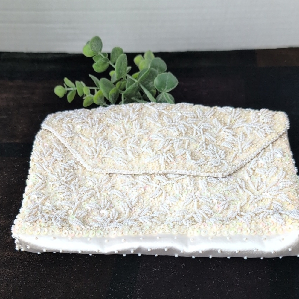 Elegant Beaded Clutch